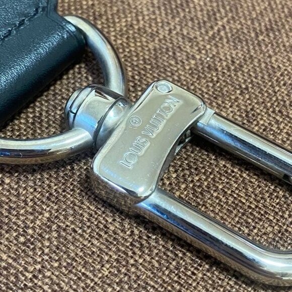 Louis Vuitton Logo Jacquard Shoulder Strap Only Sacs Silver Color Hardware Men - Picture 7 of 7